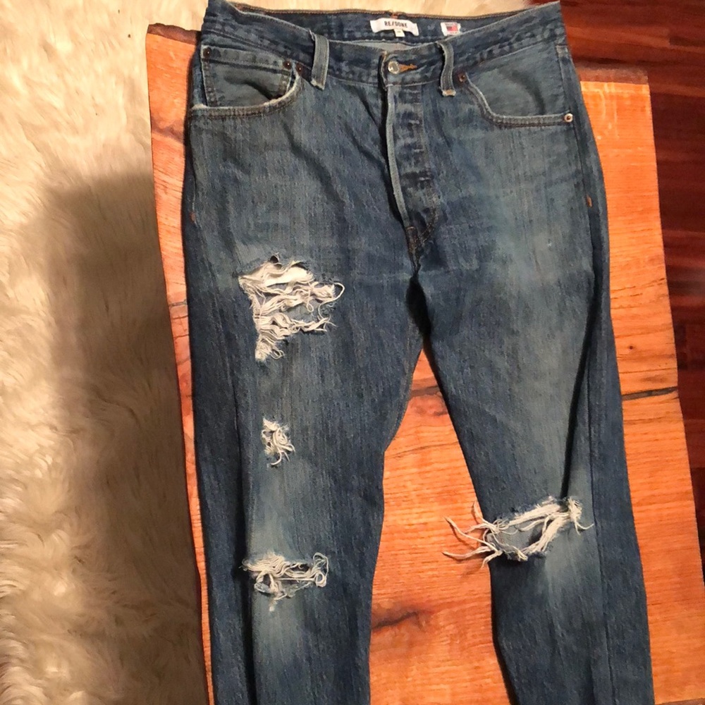 Redone Levi jeans Sz 28!!